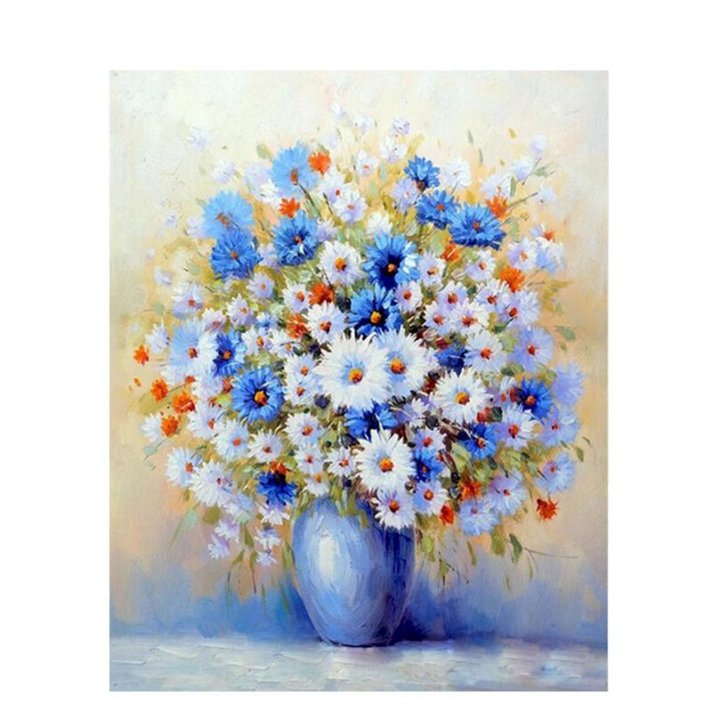 Flower & Woman Paint By Numbers Kit