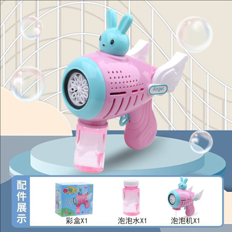 32-Hole Electric Bubble Gun for Kids' Play and Events
